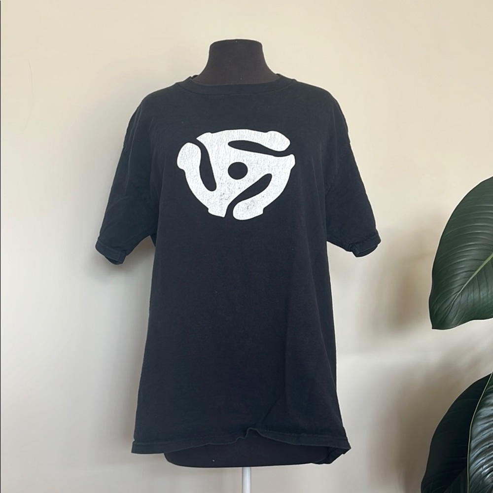 VTG Graphic 45 record adapter t-shirt